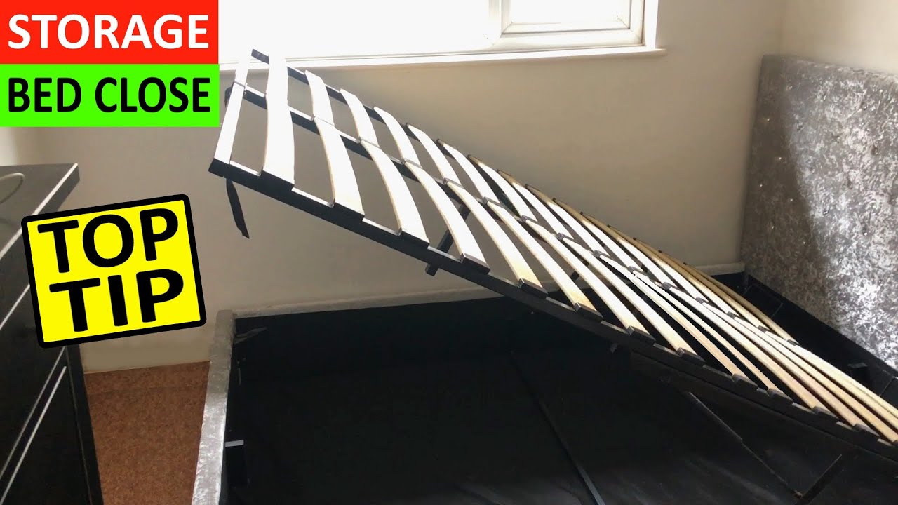 Ottoman Bed How to Close it Down - Is your Storage Bed Stuck and won't Close after Assembly?