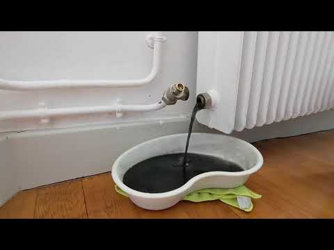 Désembouage des radiateurs en fonte maison