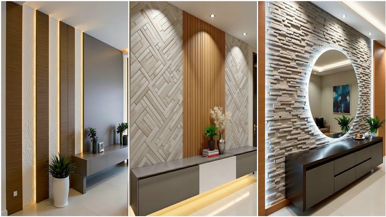 Top 100 Modern Wall Decoration Ideas 2025 New Living Room Wall Cladding & Interior Design Trends P2