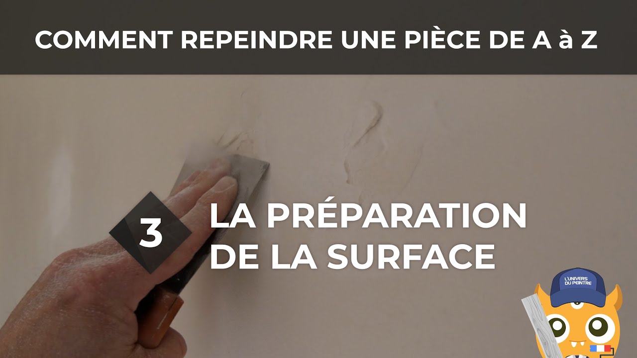Tutoriel : préparer correctement sa surface (mur, plafond...) avant de peindre une pièce