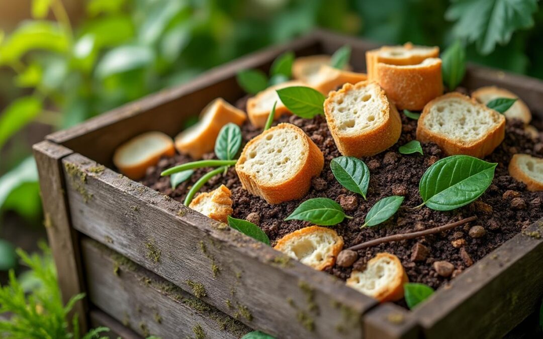 Peut-on mettre du pain dans le compost ? Ce qu’il faut savoir avant de le faire
