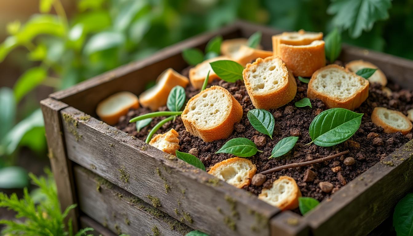 découvrez si le pain peut être mis dans le compost et apprenez les bonnes pratiques pour composter efficacement sans nuire à votre jardin.