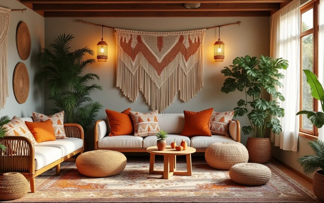 Déco style bohème : matières, couleurs et accessoires incontournables