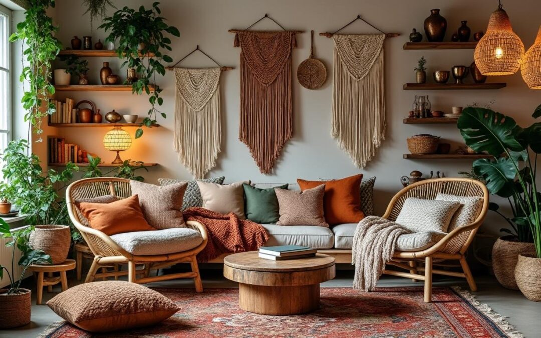 Décoration bohème chic : idées et inspirations pour un intérieur chaleureux
