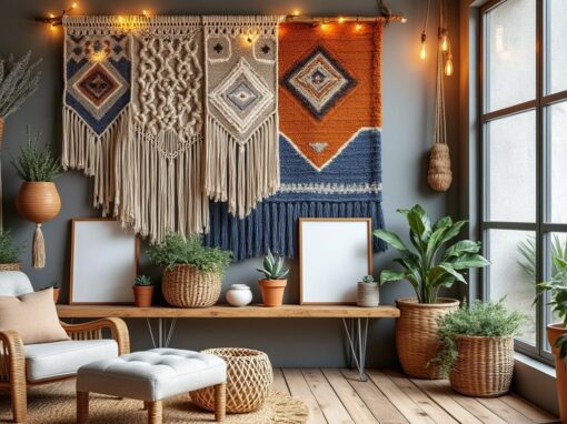 Décoration murale bohème : 20 idées pour habiller vos murs avec style