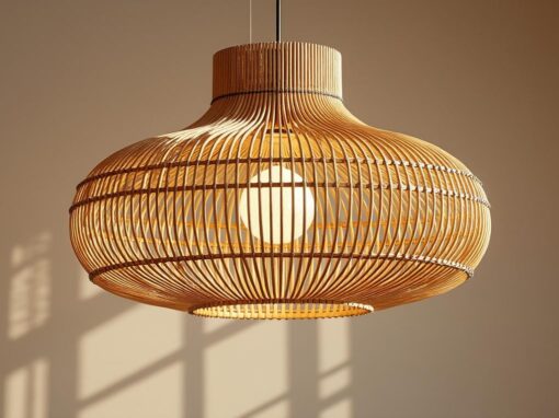 Lustre en bambou : la suspension naturelle pour un intérieur lumineux