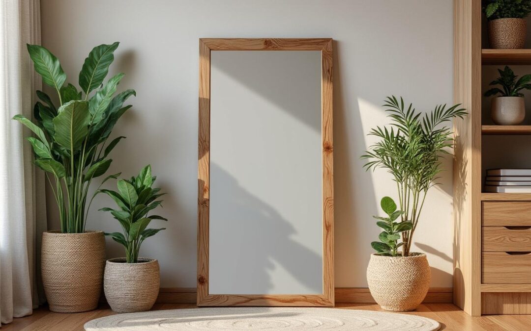 Miroir en bois : un incontournable pour une décoration naturelle et chaleureuse
