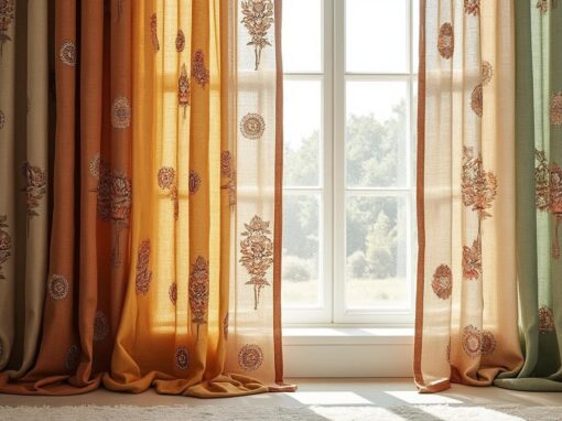 Rideaux bohèmes : couleurs, motifs et tissus pour une ambiance douce Rideaux bohèmes : couleurs, motifs et tissus pour une ambiance douce