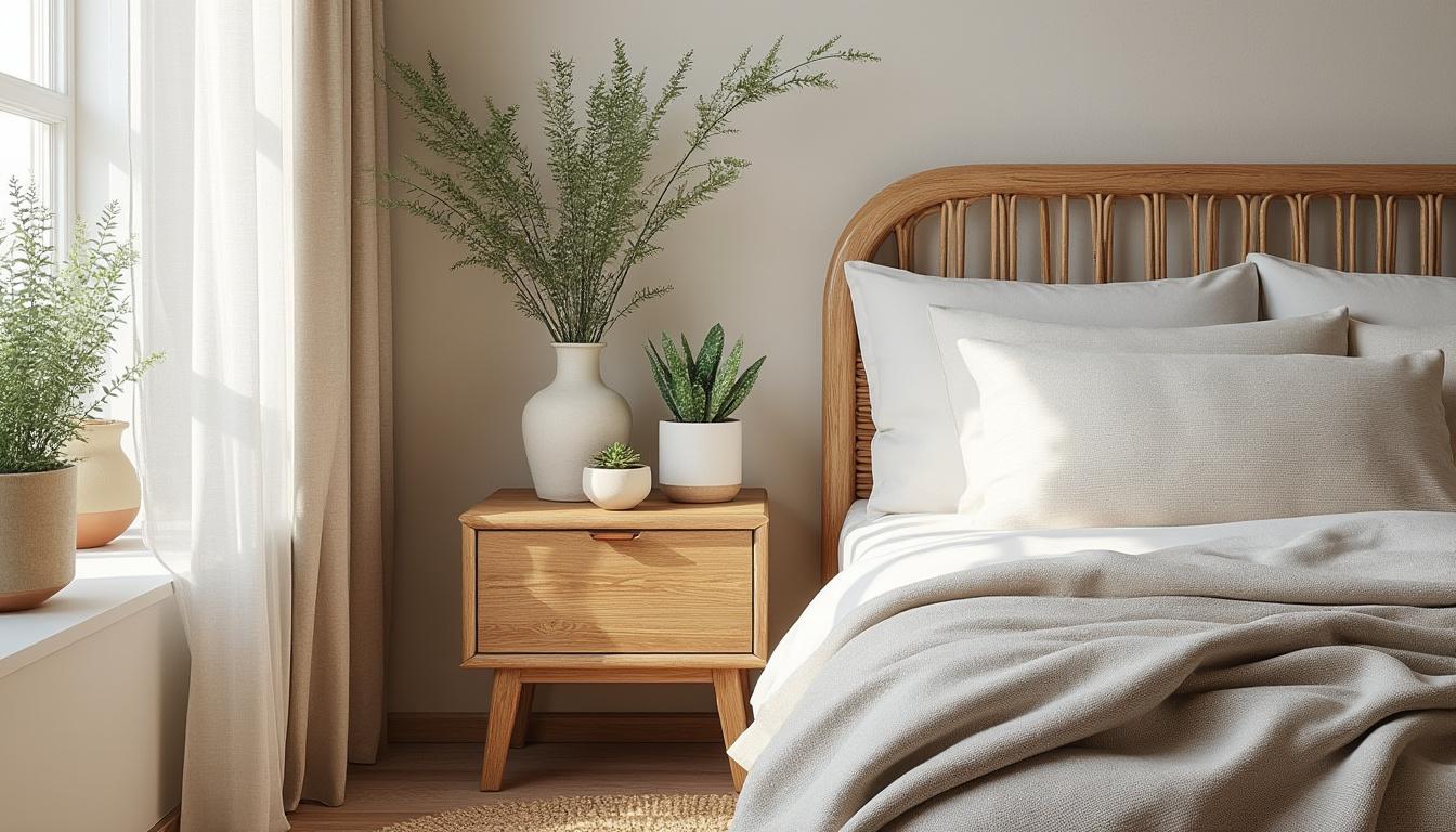 découvrez notre sélection de tables de chevet bohèmes pour créer une chambre apaisante et pleine de charme. modèles uniques et inspirations déco pour un intérieur cosy et naturel.