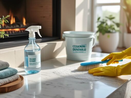 Nettoyage de la pierre blanche d’une cheminée : méthodes efficaces et précautions Nettoyage de la pierre blanche d’une cheminée : méthodes efficaces et précautions