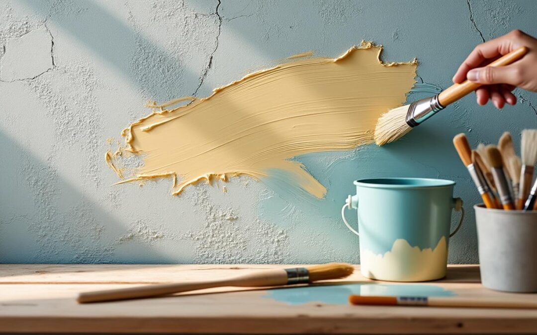 Peinture sur enduit gratté : quelle peinture choisir et comment l’appliquer
