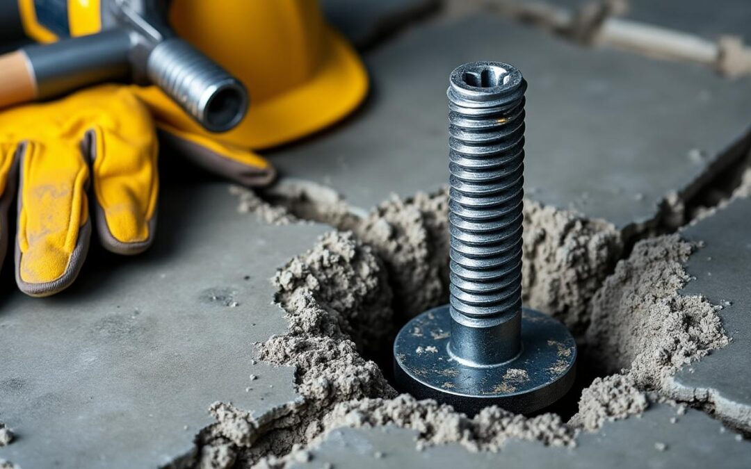 Sceller dans le béton : méthodes fiables pour une fixation solide