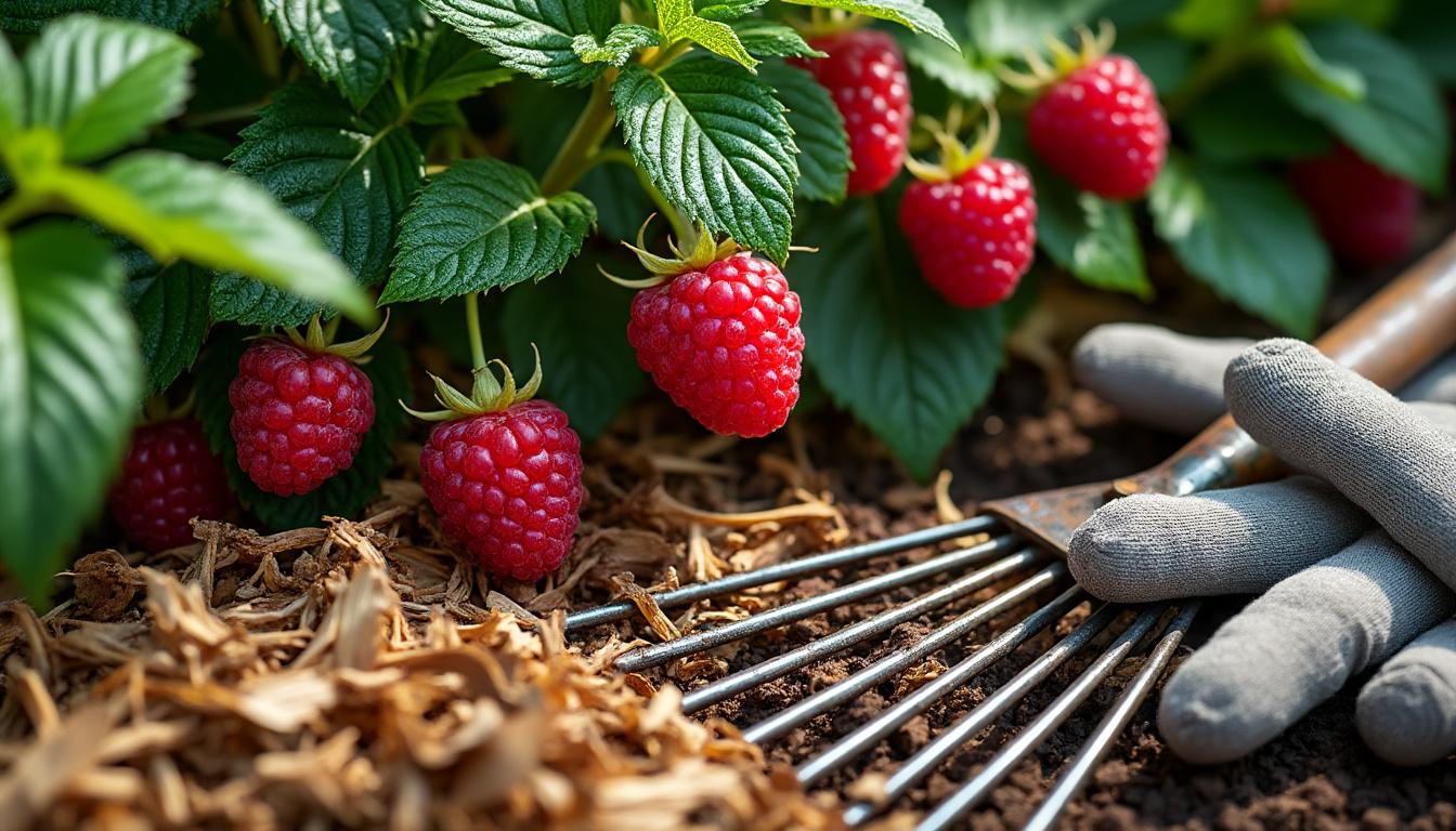 découvrez les meilleures astuces pour choisir ce qu'il faut mettre au pied des framboisiers afin d'améliorer la qualité et la quantité de votre récolte.